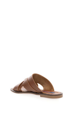 U. S. Polo Assn Женские светло-коричневые тапочки - U.s. polo assn фото 4