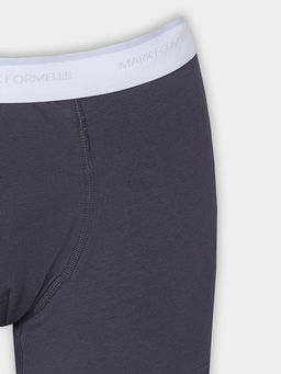 Цена за 2 штуки! Трусы боксеры мужские серые