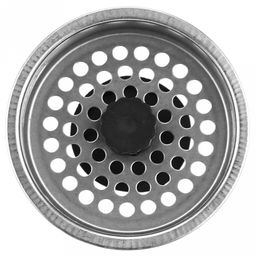 Пробка-сетка для раковины из нержавеющей стали д8см h3,5см, с ручкой Эконом в блистере (Китай) - Домашняя мода фото 2