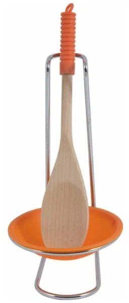 Подставка для ложки с небольшой деревянной ложкой в комплекте W3751A арт.004660 - Mallony фото 2