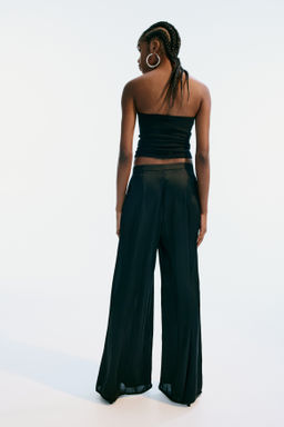Pantal?n amplio de sat?n - H&m фото 6