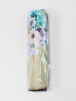 Зонт механический Лепесток, эпонж, 4 сложения, 8 спиц, R=48/56 см, d=96 см, МИКС