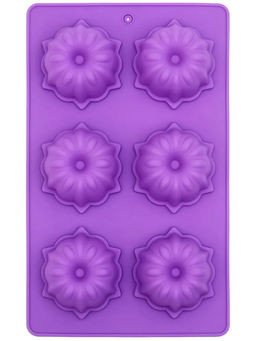 Форма для выпечки силикон 6 кексов №3 арт. KT-S-310, 010730