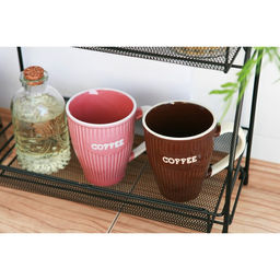 Кружка керамическая Доляна Coffee, 270 мл, цвет розовый  фото 5