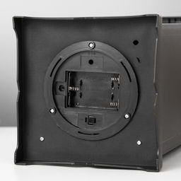 Ночник RISALUX «Камин», LED, 13×13×30 см, чёрный