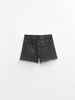 CONTE CON-756 Чёрные джинсовые шорты из eco-friendly денима с бахромой black - Conte elegant фото 8