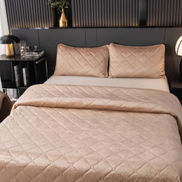 Велюровое покрывало ромб OVF040 240*260