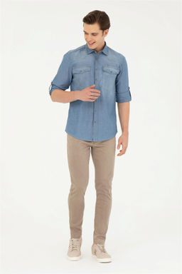 U. S. Polo Assn / Мужские коричневые джинсовые брюки - U.s. polo assn фото 3