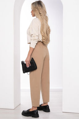 Брюки-бананы Больше чем стиль (беж) Б8433 - Lt collection фото 2