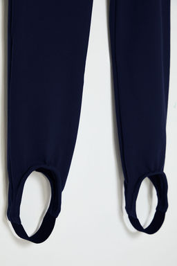TRENDYOLMILLA Siyah F?rcal? Soft Kumas Fuzo Tam Boy Yoga Orme Spor Tayt THMAW25TY00009  фото 8