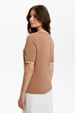 ЕВТ 3308/охра коричневая фуфайка жен