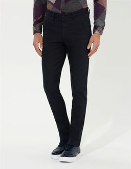 Kahverengi Slim Fit Kanvas Pantolon