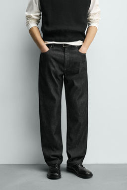 JEANS STRAIGHT FIT T?RMICO / Negro - Zara фото 13