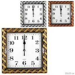 Часы настенные 20 см / 6509 /уп 60/