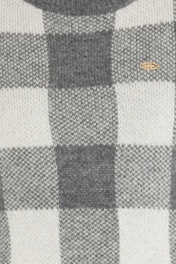 U. S. Polo Assn Женский серый меланжевый свитер с круглым вырезом - U.s. polo assn фото 12