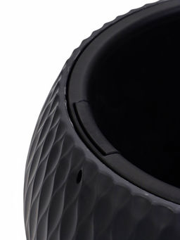 Кашпо для цветов Жемчужина, 4 л, d=29 см, h=19.5 см, пластик, со вставкой, цвет графитовый - Simaland фото 2