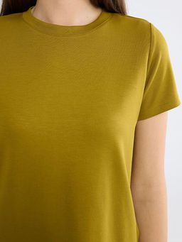 Bisiklet Yaka Soft Touch Kad?n Ti??rt