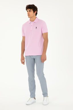 Мужская розовая базовая футболка Неожиданная скидка в корзине - U.s. polo assn фото 4