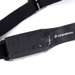 Фонарь налобный спортивный COMIRON OHEAD TWO корпус: жёсткий ABS, IPX4; свет: XPE+COB, 350lm; аккум: 1200 mAh, USB, КРАСНЫЙ аварийный режим. /уп 100/ - ГалеонТрейд фото 4