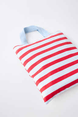 BOLSA ESTAMPADO RAYAS / Azul - Zara фото 2