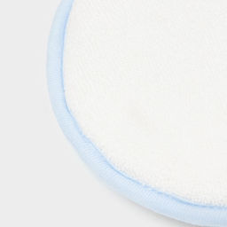 Мочалка детская для купания Доляна «Мышонок», d=11.5 см, голубая