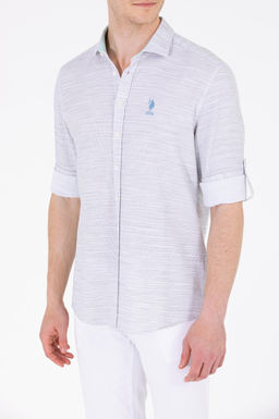 U. S. Polo Assn Мужская рубашка с длинным рукавом Stone Неожиданная скидка в корзине - U.s. polo assn фото 13