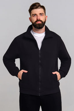 Арт. 65301 Толстовка мужская 50-58 (5 шт) Цвет:черный - Идеал фото 4