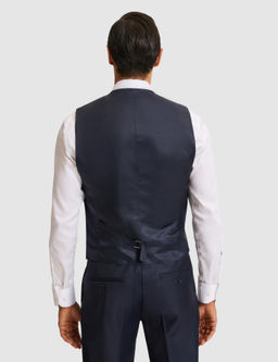 Lacivert Slim Fit Yelek