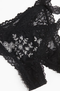 Pack de 2 bragas thong de encaje - H&m фото 3