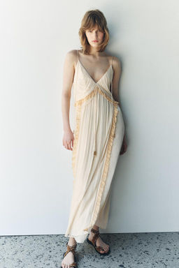 ZW COLLECTION CONTRAST MIDI DRESS