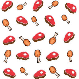 Защитная самоклеящаяся пленка на месте кормления/туалета питомца Стейк 50х40 см - Simaland фото 2