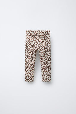 RIBBED PRINTED LEGGINGS - Zara фото 11