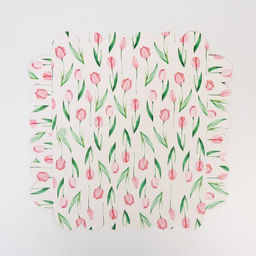 Цена за 5 шт. Коробка для печенья, кондитерская упаковка с пластиковой крышкой, 8 марта, 21?21?3 см