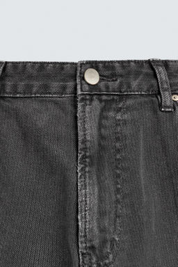 PANTAL?N FLARE FIT ESTRUCTURA ALGOD?N / Gris oscuro - Zara фото 10