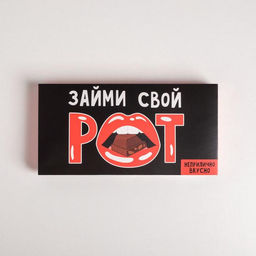 Цена за 5 шт. Коробка для шоколада, кондитерская упаковка «Всё можно», 17.3 х 8.8 х 1.5 см