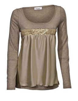 Блузка, серая - Linea tesini фото 2