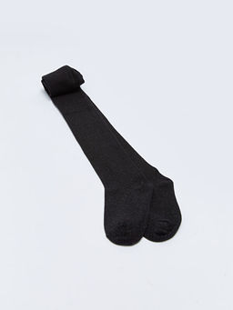 Sim Detayl? I??lt?l? K?z ?ocuk K?lotlu ?orap