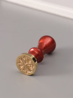 Печать для сургуча с пластиковой ручкой «Буква J на вензеле», 2.5×2.5×6.3 см