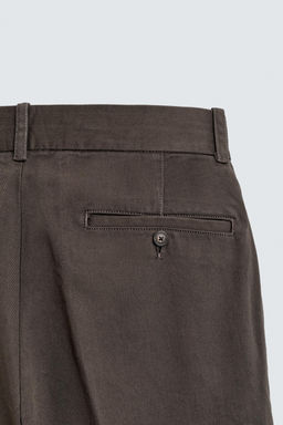 ORIGINS TWILL CHINO TROUSERS - Zara фото 10