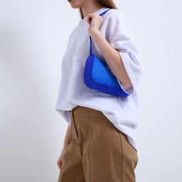 Сумка багет из текстиля, Inspired, 23*13*5 см - Nazamok фото 3