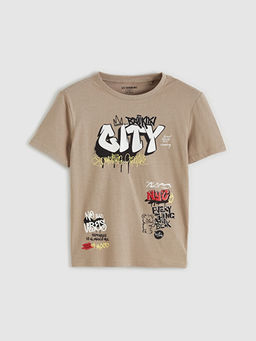 Grafiti Bask?l? Erkek ?ocuk ?ortlu Pijama Tak?m?