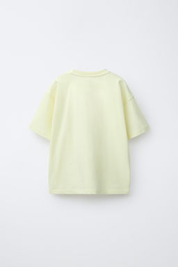 CAMISETA ESTAMPADO OLAS / Amarillo - Zara фото 2