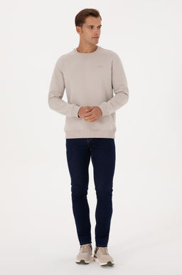 Erkek Ta_ Basic Sweatshirt