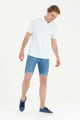 U. S. Polo Assn Мужская мятная футболка-поло - U.s. polo assn фото 9