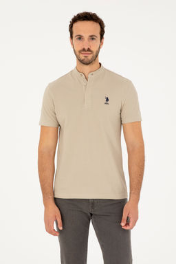 U. S. Polo Assn / Мужская футболка светло-хаки - U.s. polo assn фото 8