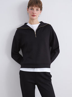 Dik Yaka Kad?n Sweatshirt
