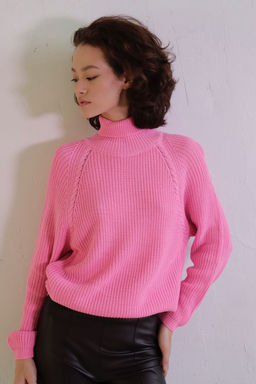 10817 Свитер-реглан нежно-розовый - Martichelli фото 32