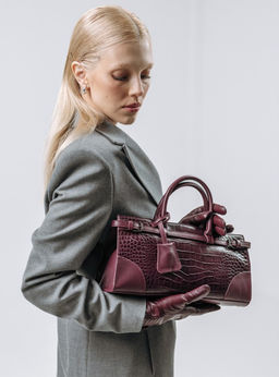 Сумка Lanotti CROCO LINE 8346/фиолетовый