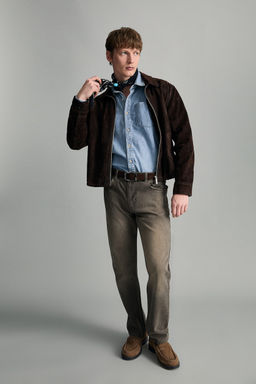 Yumu_ak Dokulu Straight Fit Jean Pantolon