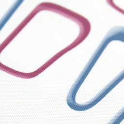 Салфетка под горячее (термосалфетка) "Фигуры" 30х45см набор 4 штуки, ПВХ, цвета микс (Китай)